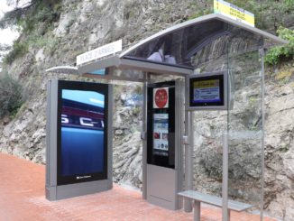 Pensiline dei bus smart e connesse a Monaco, ft©WSM/Colman