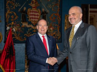 Conclusa la visita di Edi Rama nel Principato di Monaco dove ha incontrato il Principe Alberto II