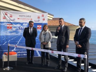 Inaugurazione della centrale solare del Monte Carlo Bay realizzato da SMEG