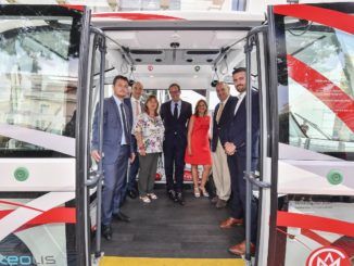 Ufficialmente in funzione a Monaco Ville il primo mini-bus elettrico autonomo, Smart Principality del programma #ExtendedMonaco