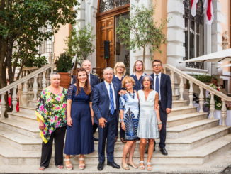 Ricevimento dell'Ambasciata di Monaco in Italia per celebrare la salita al trono del Principe Alberto di Monaco