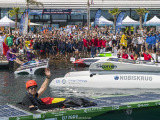 Monaco Solar & Energy Boat Challenge, il team italiano batte il record di velocità si tratta di Anvera Elab