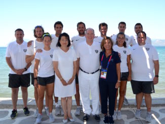 II Giochi del Mediterraneo sulla Spiaggia il Principe Alberto di Monaco vola a Patrasso a sostenere la squadra monegasca