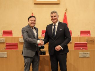 Il Presidente del Conseil National, Stéphane Valeri ha ricevuto il Presidente del Parlamento del Montenegro Ivan Brajovic.