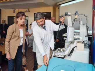 Inaugurazione al CHPG di una nuova attrezzatura finanziata da GEMLUC per oncologia al CHPG di Monaco