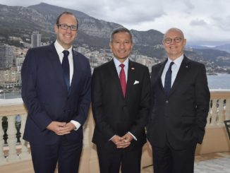 Visita a Monaco del Ministro degli esteri di SIngapore responsabile anche dei programmi Smart Nation venuto a consigliare il Principato nel suo passaggio al digitale