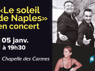 "Il Sole di Napoli" in concerto a Monte-Carlo il 5 gennaio 2020 alla cappella des Carmes