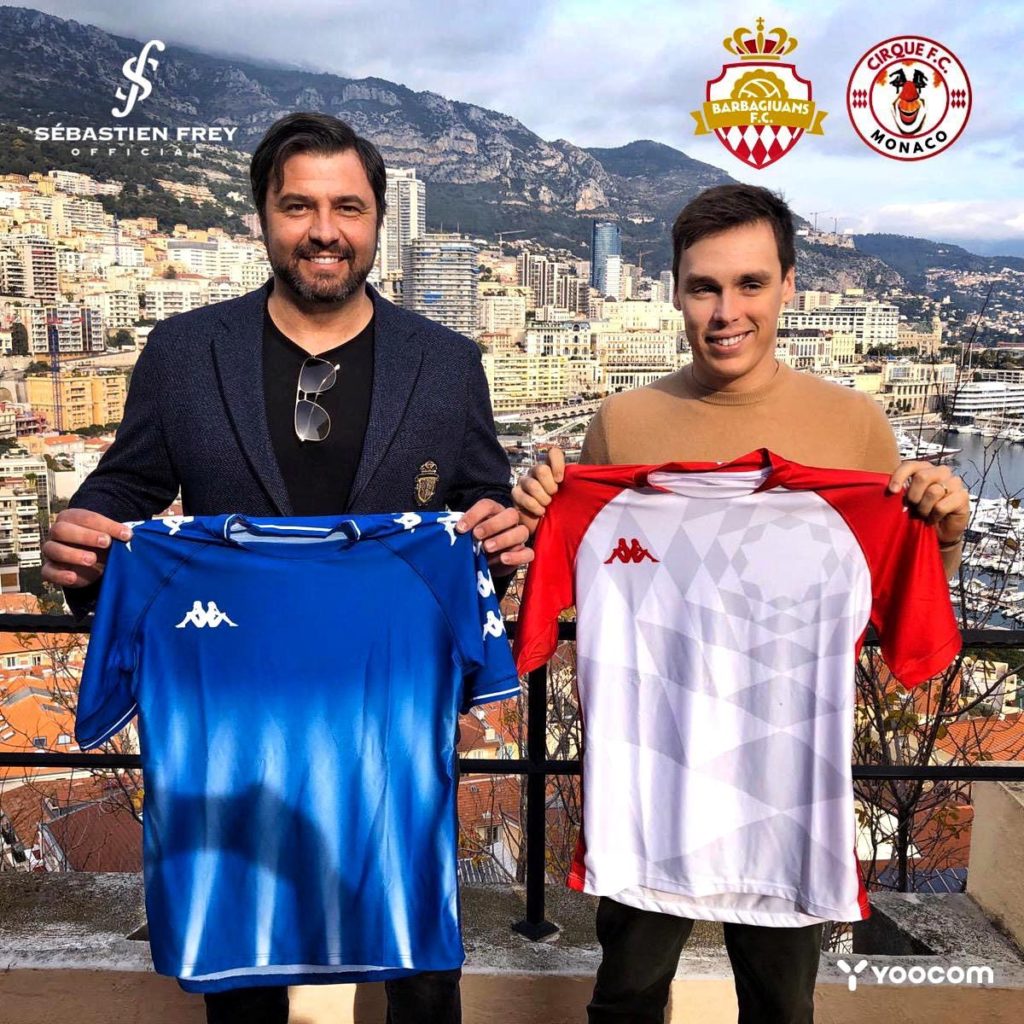 Il 20 gennaio partita di calcio pro Fight Aids Monaco allo stadio Louis II Barbagiuans contro CirqueFC