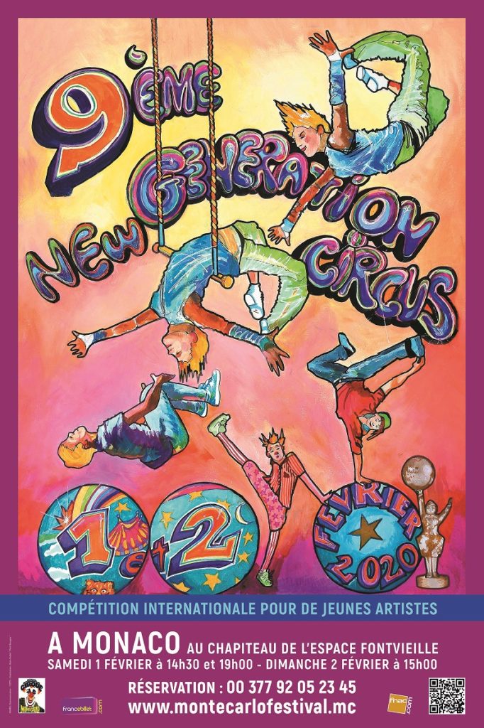 Al via la 9a edizione del Festival del circo per i giovani artisti internazionali a Monte-Carlo: New Generation 2020