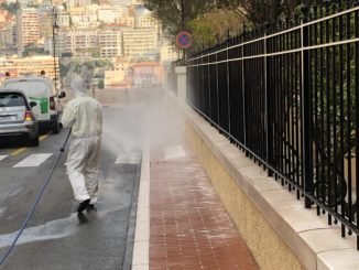 SMA: dall'alba sanitizzazione delle strade del Principato