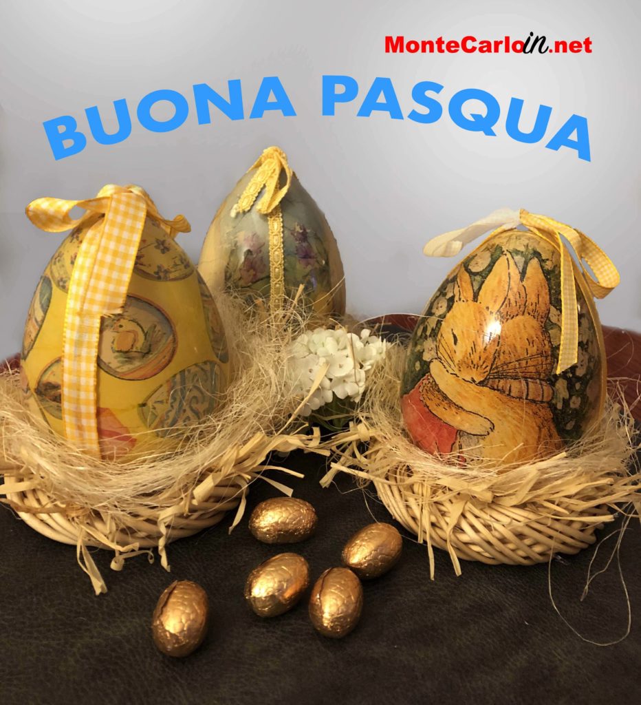 DA MONTECARLOIN AUGURI A TUTTI DI BUONA PASQUA! #RESTATEACASA