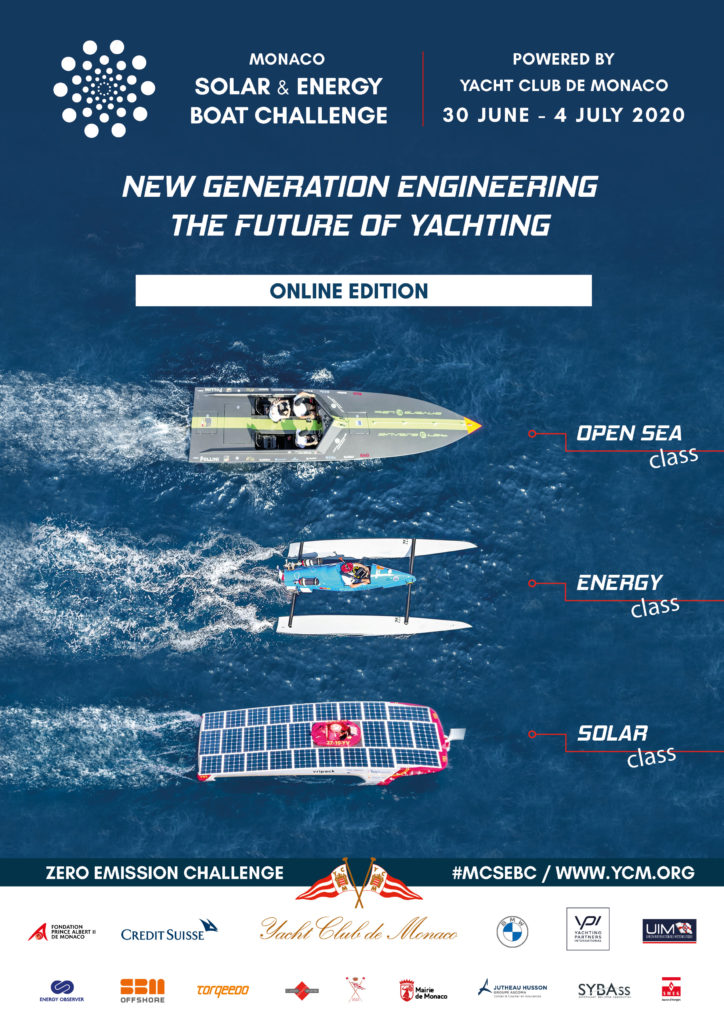 Monaco Solar & Energy Boat Challenge si reinventa dal 30 giugno al 4 luglio con una competizione online