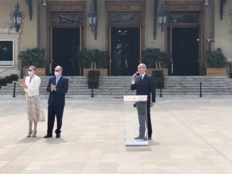 I PRINCIPI ALBERT II E CHARLENE INAUGURANO LA RINNOVATA PIAZZA DEL CASINÒ DI MONTE-CARLO