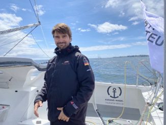 Boris Herrmann a bordo dello Sea explorer-Yacht Club de Monaco prende la testa della regata Vendée Arctique Les Sables d'Olonne