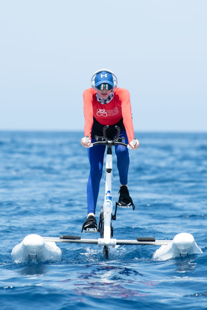 Dal 12 al  13 settembre la Fondation Princesse Charlene annuncia il nuovo challenge sportivo "The Crossing: Calvi-Monaco in water bike.