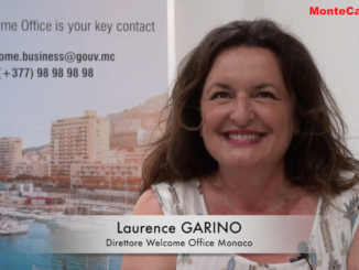 Incontro con Laurence Garino, Direttrice del Welcome Office Monaco, che spiega degli aiuti alle imprese e del marchio Monaco Safe vera garanzia sanitaria anti-covid19