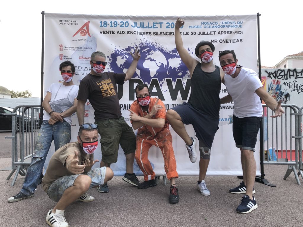 GLI STREET ARTISTS A NEL PRINCIPATO DI MONACO PER PROTEGGERE IL MEDITERRANEO E LA FPA2