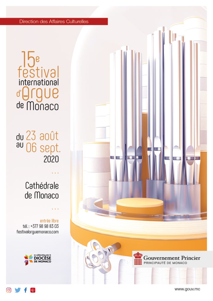 Si svolgerà dal 23 agosto al 6 settembre, presso la Cattedrale, il 15° Festival Internazionale d'Organo del Principato di Monaco.