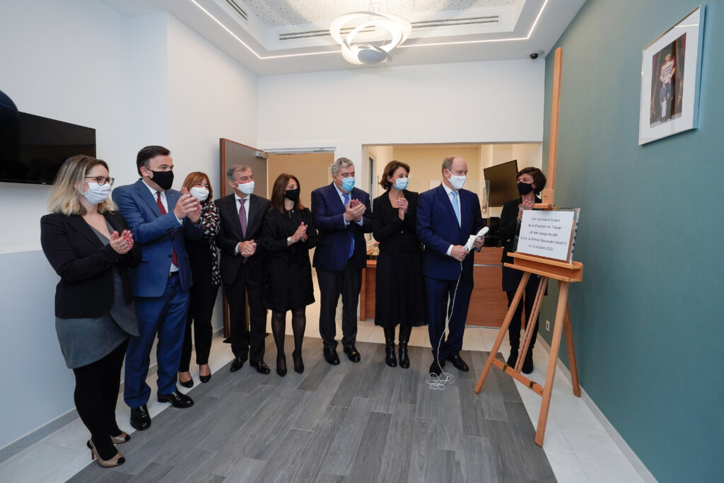 Il Principe Alberto II di Monaco inaugura la nuova sede della Direzione del Lavoro