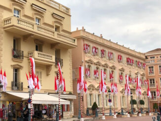 Giornata di Festa Nazionale per il Principato di Monaco che festeggia il S.A.S. il Principe Alberto II, giovedì 19 novembre 2020