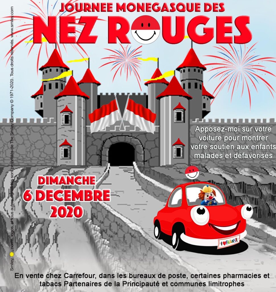 Sono in vendita i nasi rossi per l'associazione Les Enfants de Frankie fino al 6 dicembre per aiutare i bambini della regione in difficoltà. A 2€ si possono comprare in tabaccheria e farmacia