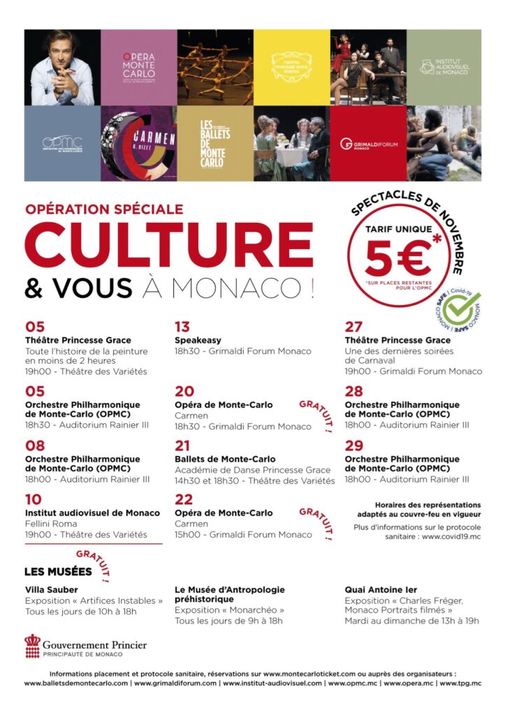 Programma  Culture & Vous À Monaco