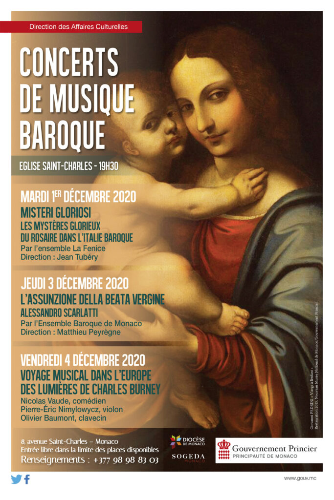 Concerto di Musica Barocca alla Chiesa Saint Charles del Principato di Monaco 