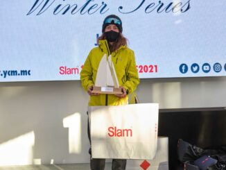 L'equipaggio guidato da Claudia Rossi a bordo di Petite Terrible-Adria Ferries ha vinto la prima manche dello Sportsboat Winter Series nella baia di Monaco