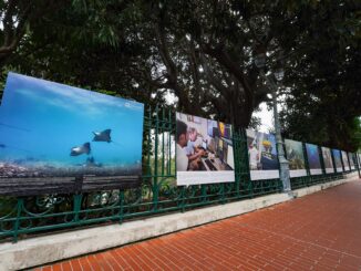 Esposizione fotografica nei giardini Saint Martin delle Esplorazioni di Monaco