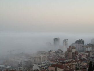 Il cosidetto CALIGO o "nebbia del mare" ha coperto il Principato di Monaco.