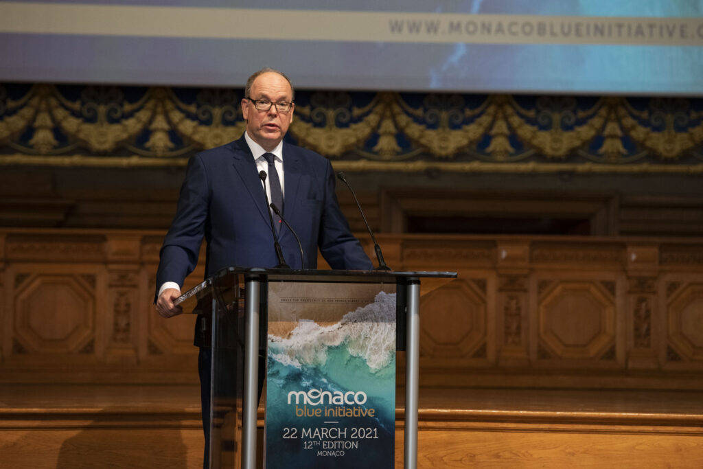 Nell'ambito del Monaco Ocean Week, S.A.S il Principe Albert II, ha aperto la Monaco Blue Initiative