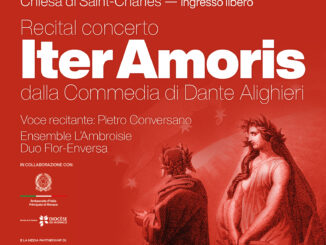 In occasione delle celebrazioni per l’anniversario dei 700 anni dalla morte di Dante Alighieri, il Comitato Dante di Monaco, presenta il recital-concerto "ITER AMORIS"
