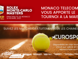 Monaco Telecom offre in chiaro i canali di Eurosport per permettere agli utenti di vedere il Monte Carlo Masters di Tennis che si svolge a porte chiuse