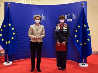 L'ambasciatrice di Monaco Berro Amadei ha presentato le proprie credenziali alla Presidente della Commissione Europea Ursula von der Leyen.