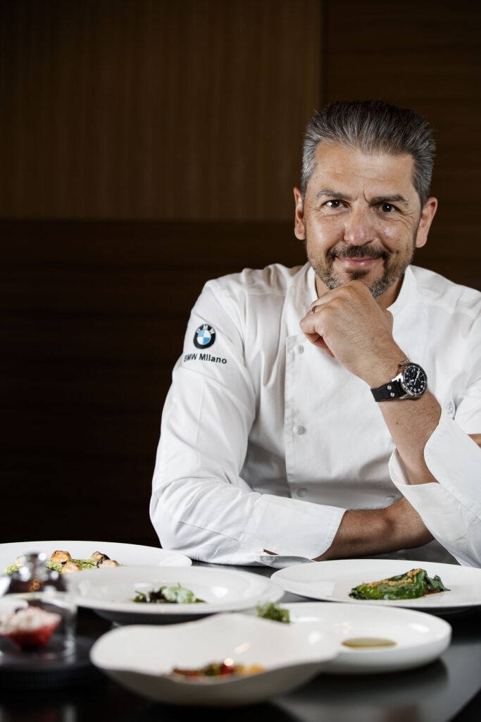Chef italiano Andrea Berton all'Hotel de Paris