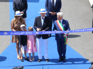 Il Principe Alberto II ha inaugurato il porto Cala del forte, un porto per due città Monaco e Ventimiglia