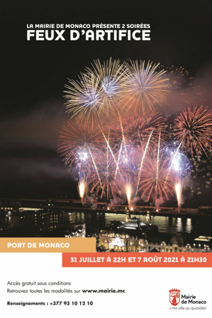 Due serata di fuochi d'artificio a Monaco con obbligo di Pass sanitario