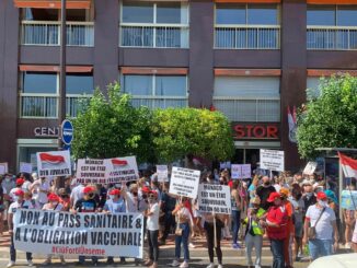 A Monaco seconda manifestazione contro il pass sanitario