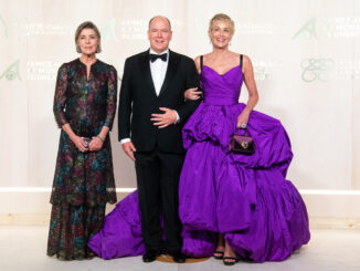 La Fondazione Principe Alberto II di Monaco premia Sharon Stone al Gala Monte-Carlo for Planetary Health 2021