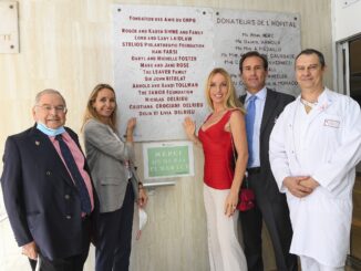 I coniugi Delrieu donano 100 mila euro al CHPG per la lotta al cancro al seno.