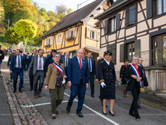 Visita in Alsazia per il Principe Albert II di Monaco che ha visitato le città di Ferrette e Fedelbach