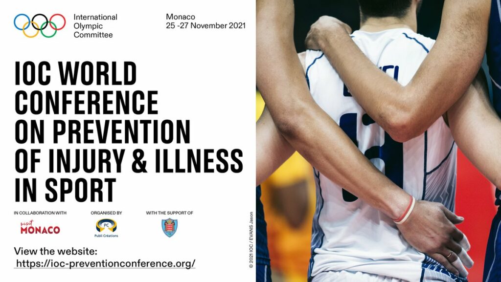 Conferenza Mondiale del CIO al Grimaldi forum di Monaco per discutere della salute degli atleti