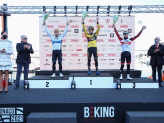 Ciclismo: Primo Roglic vince la 1ma edizione di Beking Monaco davanti a Sonny Colbrelli