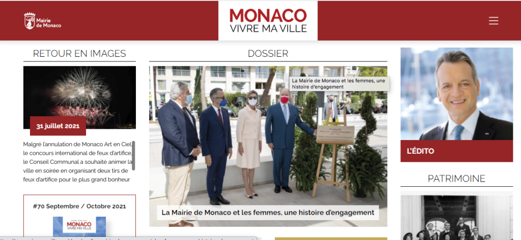 La rivista comunale "Monaco vivre ma Ville" è ora su internet. Il comune invita a disdire gli abbonamenti al cartaceo