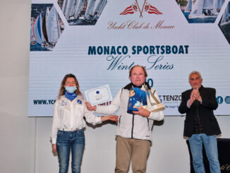 Vela: Monaco Sport Boats Winter series, atto IIII, in testa Giangiacomo Serena di Lapigio su Gspot