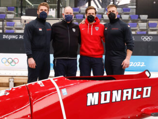 Davanti al Principe Albert II , Rudy Rinaldi e Boris Vain hanno segnato il 5° tempo nelle prove di bob alle olimpiadi