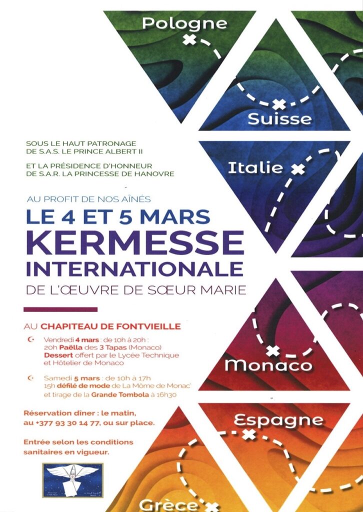 La Kermesse de Soeur Marie il 4 e 5 marzo allo Chapiteau di Fontvieille