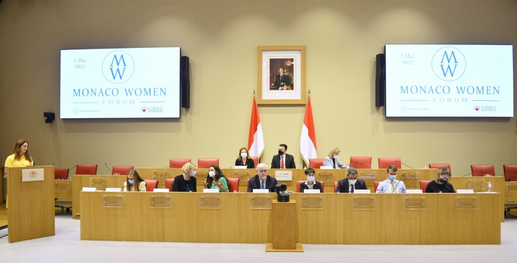 La 5edizione del Monaco Women Forum si è  svolto al conseil National alla presenza del Presidente Stephane Valeri e la partecipazione di Michele Bachelet alto Commissario dell'ONU e di Ornella Barra, WBA