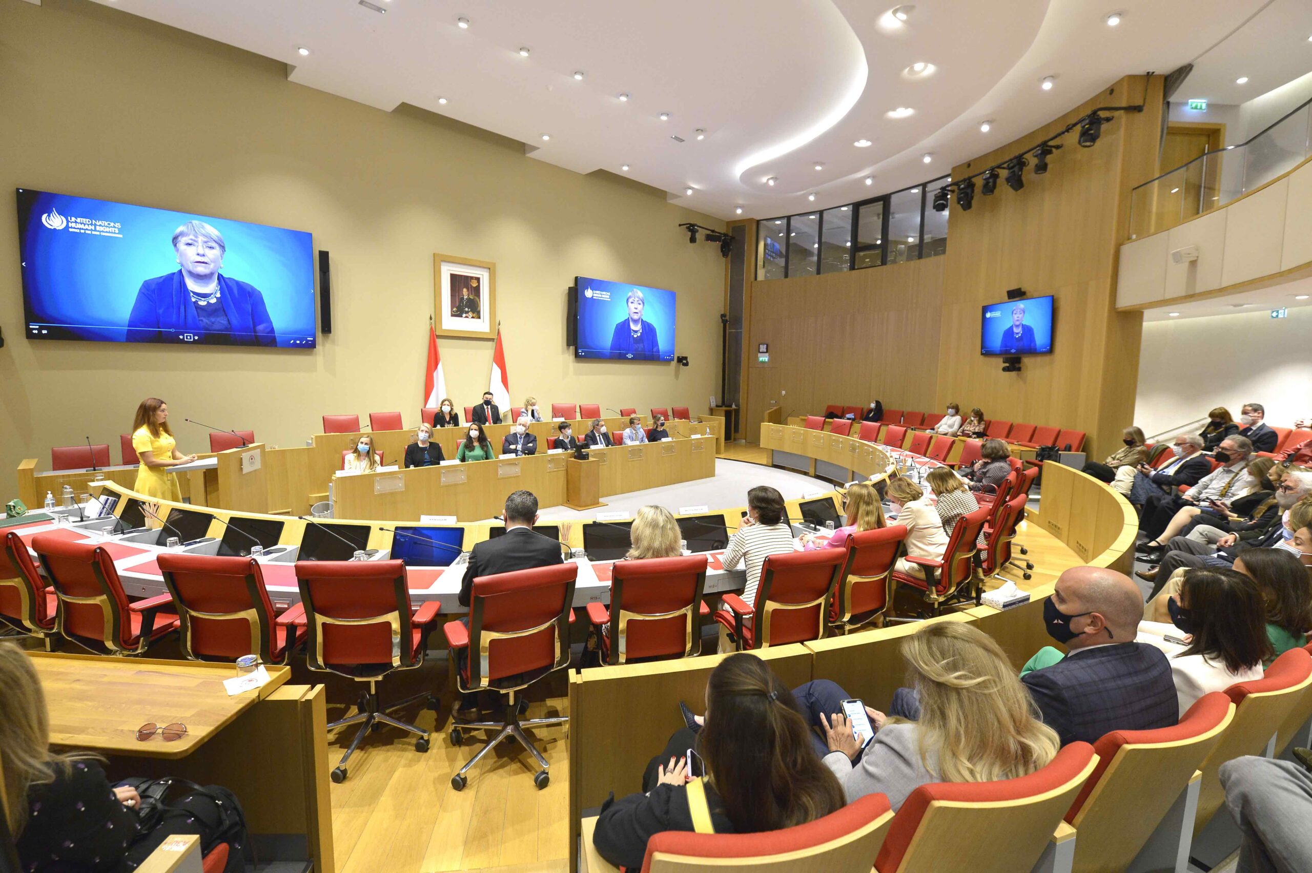 La 5edizione del Monaco Women Forum si è svolto al conseil National alla presenza del Presidente Stephane Valeri e la partecipazione di Michele Bachelet alto Commissario dell'ONU e di Ornella Barra, WBA
