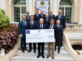 Il Lions Club di Monaco dona 10 mila euro alla FPA2 per sostenere l'Iniziativa Pelagos